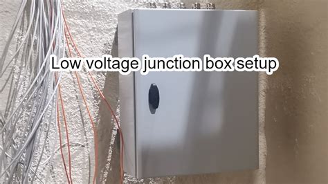 can a low voltage junction box be inside a wall|waterproof low voltage junction box.